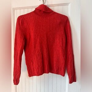 Petite Sophisticate Vibrant Turtleneck Sweater